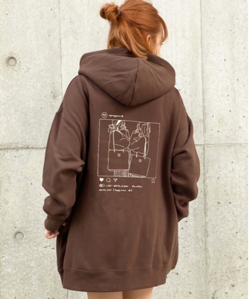 apres jour(アプレジュール)の「ゆるだぼフーディー【ZOZOTOWN限定アイテム】【9AP】(パーカー・レディース・ダークブラウン/ベージュ/アイボリー/ラベンダー・SMALL/MEDIUM)」の10枚目の写真