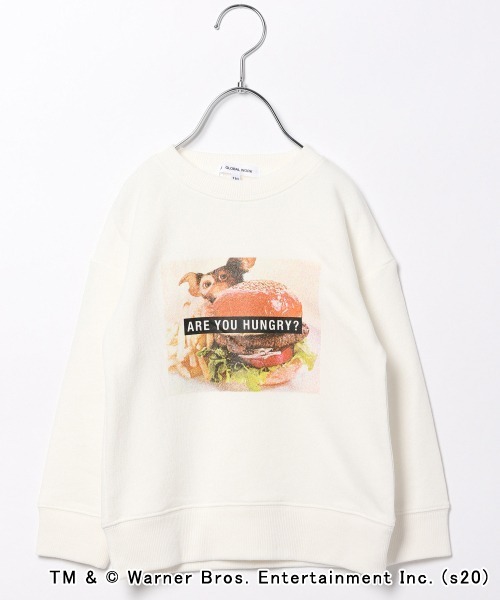 GLOBAL WORK(グローバルワーク)の「【キッズ】クラシックキャクタースウェット/895785(スウェット・キッズ・ホワイト/ブラック/ダークグレー/ホワイト系その他2/パープル系その他2/ライトグレー・110cm/100cm/120cm/130cm/140cm)」の1枚目の写真