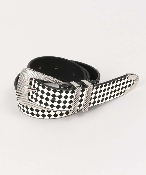 PAGEBOY（ページボーイ）の「モードバックルベルト2（ベルト・レディース・レオパード/ブラック/ダークブラウン/ホワイト系その他/ゼブラ/チェック/グレー系その他2/オフホワイト/ホワイト系その他2・FREE）」の17枚目の写真