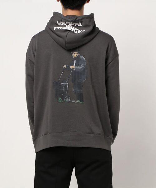 Right-on(ライトオン)の「プリントパーカー バンクシー(パーカー・メンズ・ブルー/グリーン/ブラック・M/L/XL)」の12枚目の写真