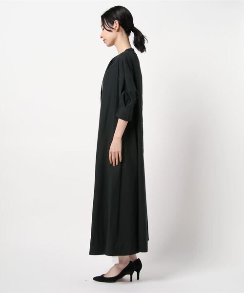 美品✨定価3.7万 カーサフライン リネンティアードヘムワンピース ブラック 美品✨定価3.7万 カーサフライン リネンティアードヘム