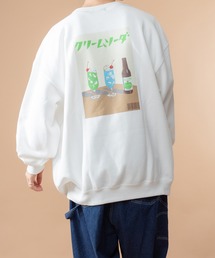 kutir | カフェプリント裏起毛スウェット(スウェット)