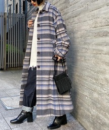 PAGEBOY | チェックマキシルーズコート(ダウンジャケット/コート)