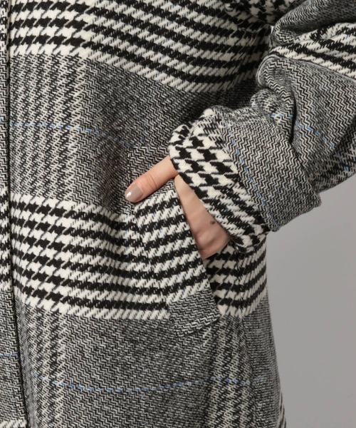 PAGEBOY（ページボーイ）の「チェックマキシルーズコート（ダウンジャケット/コート・レディース・ブラック/チェック・FREE）」の19枚目の写真