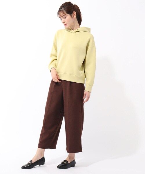 grove（グローブ）の「◆【S-LL】ダンボールショート丈パーカー（パーカー・レディース・アイボリー/グレー系その他/ナチュラル/イエロー系その他・01/02/03/04）」の6枚目の写真