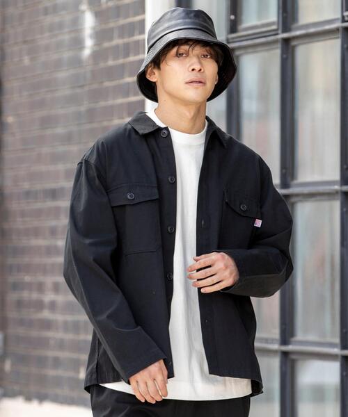 coen(コーエン)の「【WEB限定カラー】USAコットンシェフシャツ"CHEF SHIRTS"(セットアップ対応)#(シャツ/ブラウス・メンズ・ブラウン/ベージュ/ネイビー/オリーブ/ライトグレー/ブラック/オフホワイト・SMALL/MEDIUM/X-LARGE/LARGE)」の3枚目の写真