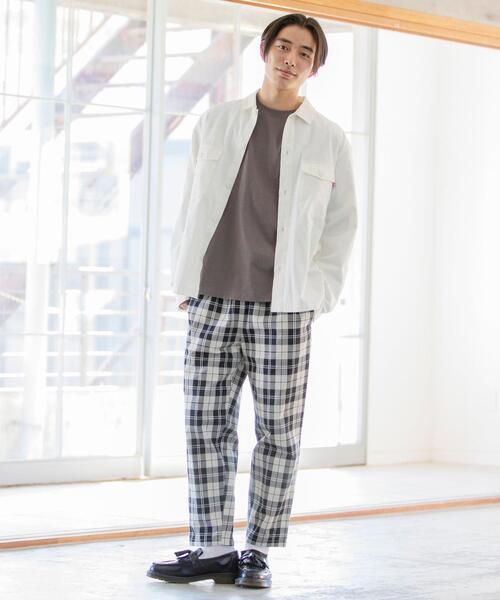 coen(コーエン)の「【WEB限定カラー】USAコットンシェフシャツ"CHEF SHIRTS"(セットアップ対応)#(シャツ/ブラウス・メンズ・ブラウン/ベージュ/ネイビー/オリーブ/ライトグレー/ブラック/オフホワイト・SMALL/MEDIUM/X-LARGE/LARGE)」の9枚目の写真