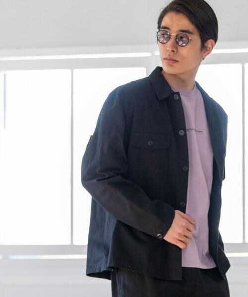 coen(コーエン)の「【WEB限定カラー】USAコットンシェフシャツ"CHEF SHIRTS"(セットアップ対応)#(シャツ/ブラウス・メンズ・ブラウン/ベージュ/ネイビー/オリーブ/ライトグレー/ブラック/オフホワイト・SMALL/MEDIUM/X-LARGE/LARGE)」の11枚目の写真