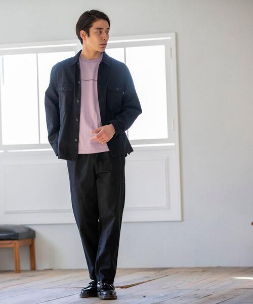 coen(コーエン)の「【WEB限定カラー】USAコットンシェフシャツ"CHEF SHIRTS"(セットアップ対応)#(シャツ/ブラウス・メンズ・ブラウン/ベージュ/ネイビー/オリーブ/ライトグレー/ブラック/オフホワイト・SMALL/MEDIUM/X-LARGE/LARGE)」の13枚目の写真