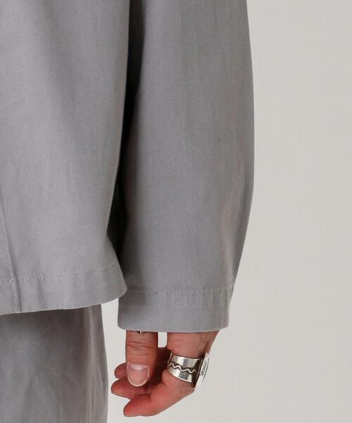 coen(コーエン)の「【WEB限定カラー】USAコットンシェフシャツ"CHEF SHIRTS"(セットアップ対応)#(シャツ/ブラウス・メンズ・ブラウン/ベージュ/ネイビー/オリーブ/ライトグレー/ブラック/オフホワイト・SMALL/MEDIUM/X-LARGE/LARGE)」の14枚目の写真