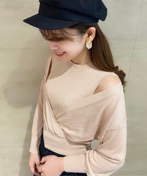 カシュクールレイヤードニット【セット】