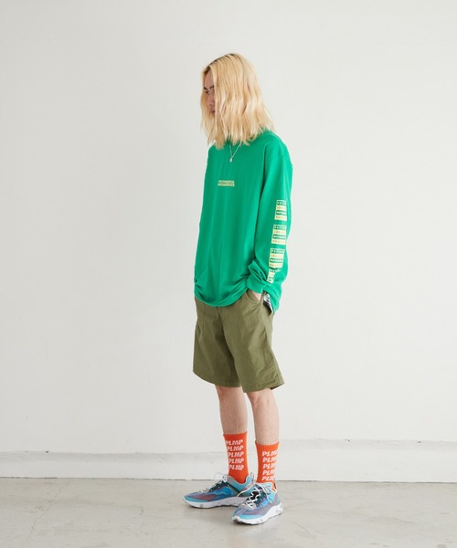 PSYCHOLOGICAL METAMORPHOSIS(サイコロジカルメタモーフォーセス)の「BOX LOGO LS TEE(Tシャツ/カットソー・メンズ・グリーン/ブラック/パープル・XXL/M/L/XL)」の18枚目の写真