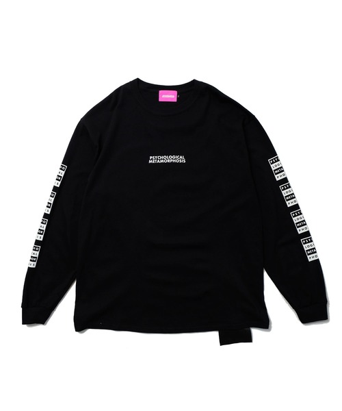 PSYCHOLOGICAL METAMORPHOSIS(サイコロジカルメタモーフォーセス)の「BOX LOGO LS TEE(Tシャツ/カットソー・メンズ・グリーン/ブラック/パープル・XXL/M/L/XL)」の16枚目の写真