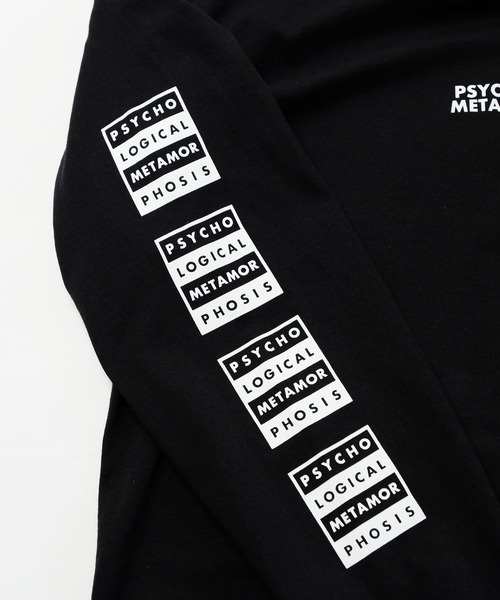 PSYCHOLOGICAL METAMORPHOSIS(サイコロジカルメタモーフォーセス)の「BOX LOGO LS TEE(Tシャツ/カットソー・メンズ・グリーン/ブラック/パープル・XXL/M/L/XL)」の13枚目の写真