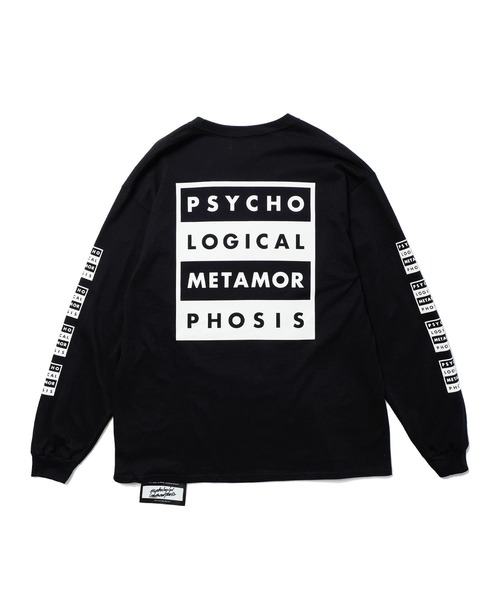 PSYCHOLOGICAL METAMORPHOSIS(サイコロジカルメタモーフォーセス)の「BOX LOGO LS TEE(Tシャツ/カットソー・メンズ・グリーン/ブラック/パープル・XXL/M/L/XL)」の11枚目の写真
