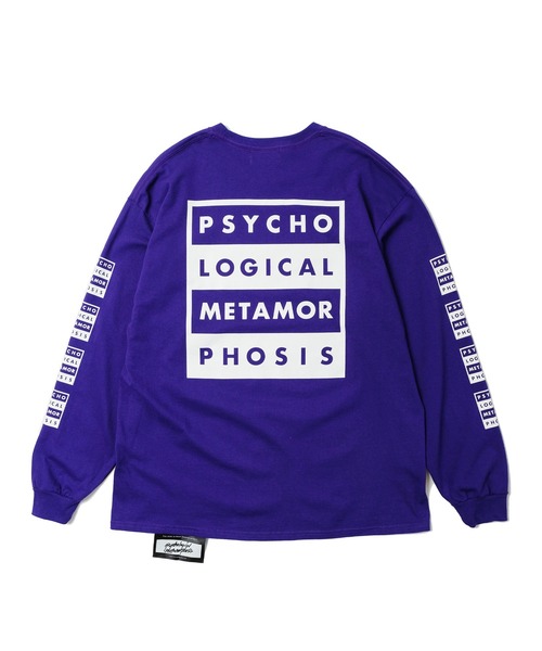 PSYCHOLOGICAL METAMORPHOSIS(サイコロジカルメタモーフォーセス)の「BOX LOGO LS TEE(Tシャツ/カットソー・メンズ・グリーン/ブラック/パープル・XXL/M/L/XL)」の19枚目の写真