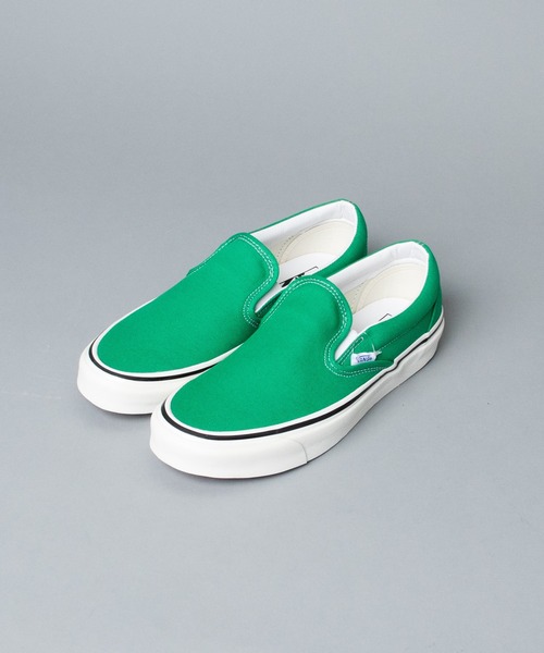 VANS（バンズ）の「【 VANS / ヴァンズ】  CLASSIC SLIP-ON 98 DX  ANAHEIM FACTORY クラシックスリッポン98DX アナハイム・ファクトリー（スリッポン・メンズ・グリーン/ブルー/ホワイト・10/5/8h/6/6h/5h/7h/8/9h/9）」の10枚目の写真