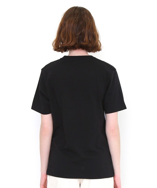 Design Tshirts Store graniph（デザイン　ティーシャツ　ストア　グラニフ）の「ネビュラ｜パッチワークパネルTシャツ(ブラック)（Tシャツ/カットソー・メンズ・ブラック・SMALL/MEDIUM/LARGE/X-LARGE）」の6枚目の写真