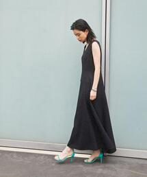 EMMEL REFINES | 【EMMEL REFINES】【手洗可能】EM HW レディ フレア ノースリーブワンピース(ワンピース)