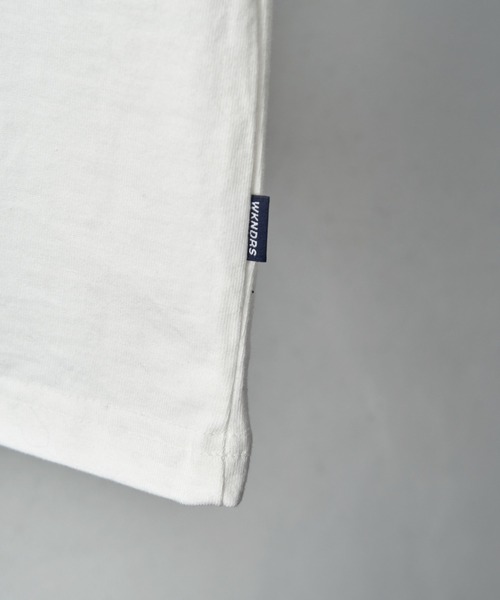 WKNDRS（ウィーキャンドース）の「【WKNDRS/ウィークエンダーズ】W LOGO S/S TEE（Tシャツ/カットソー・メンズ・ブラック/ホワイト/ブルー/オレンジ・LARGE/MEDIUM）」の18枚目の写真