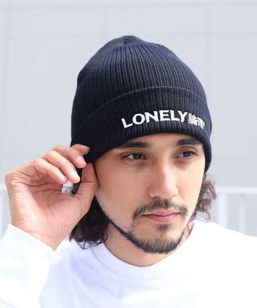 LONELY/論理（ロンリー）の「LONELY(論理)/ロンリー LONELY BEANIE ニットキャップ ニット帽 ビーニーキャップ（ニットキャップ/ビーニー・メンズ・グレー/ブラック/バーガンディー・ONE SIZE）」の10枚目の写真