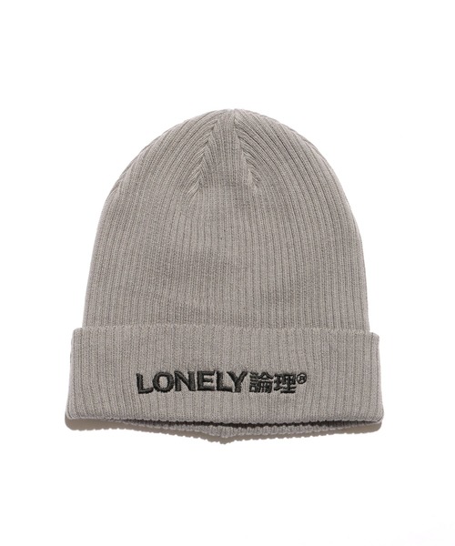 LONELY/論理（ロンリー）の「LONELY(論理)/ロンリー LONELY BEANIE ニットキャップ ニット帽 ビーニーキャップ（ニットキャップ/ビーニー・メンズ・グレー/ブラック/バーガンディー・ONE SIZE）」の17枚目の写真