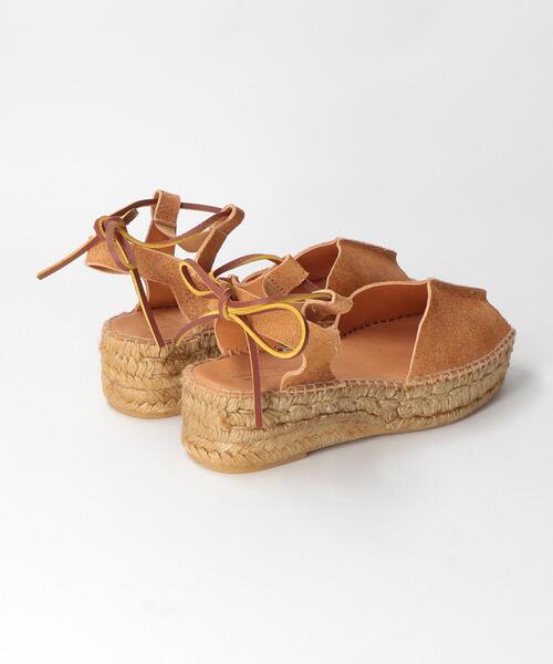 Lepidos（レピドス）の「＜NAGUISA＞レザーオープンエスパドリーユ（サンダル・レディース・ベージュ・38/36/37）」の2枚目の写真