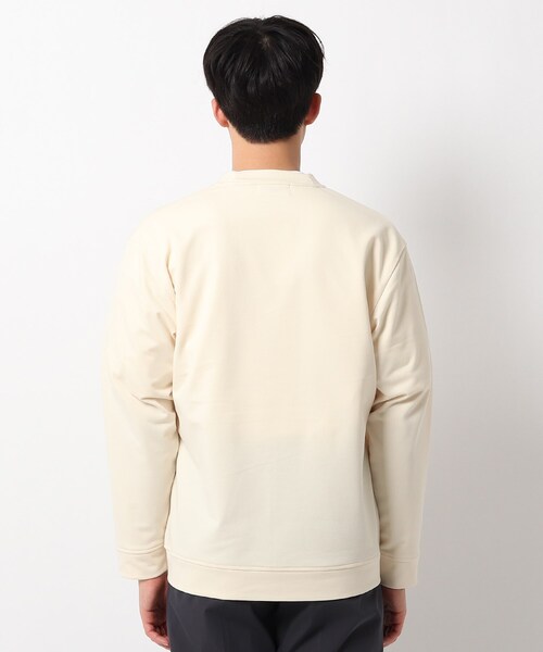 OPAQUE.CLIP(オペークドットクリップ)の「◆エアロノットインレイ Vネックカーディガン(カーディガン/ボレロ・メンズ・アイボリー/ブラック/ベージュ・03/02)」の5枚目の写真