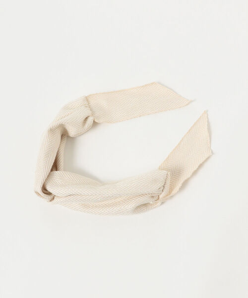 B:MING by BEAMS（ビーミングバイビームス）の「VLANK / ヘリンボーン ヘアバンド（ヘアバンド・レディース・ブラウン/ホワイト系その他5/ミント・ONE SIZE）」の6枚目の写真