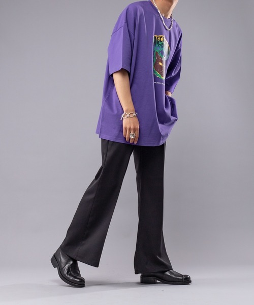 kutir（クティール）の「センタープレスワイドフレアパンツ（その他パンツ・メンズ・ブラック/レッド/グリーン/モカ・SMALL/MEDIUM/LARGE）」の18枚目の写真