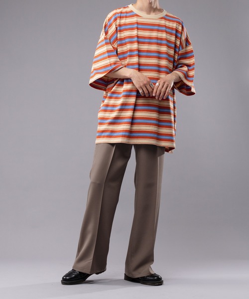 kutir（クティール）の「センタープレスワイドフレアパンツ（その他パンツ・メンズ・ブラック/レッド/グリーン/モカ・SMALL/MEDIUM/LARGE）」の19枚目の写真