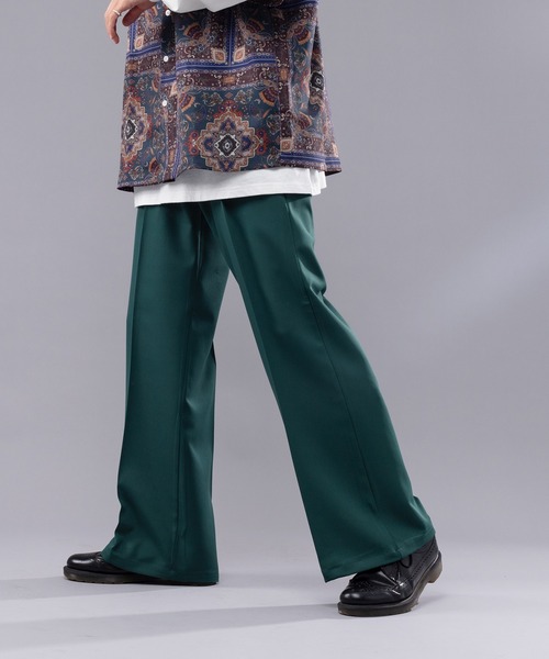 kutir（クティール）の「センタープレスワイドフレアパンツ（その他パンツ・メンズ・ブラック/レッド/グリーン/モカ・SMALL/MEDIUM/LARGE）」の12枚目の写真