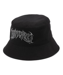 AZS TOKYO | AZS TOKYO/アザストーキョー/"GOTHIC METAL" LOGO BUCKET (BLACKxGRAY)(ハット)