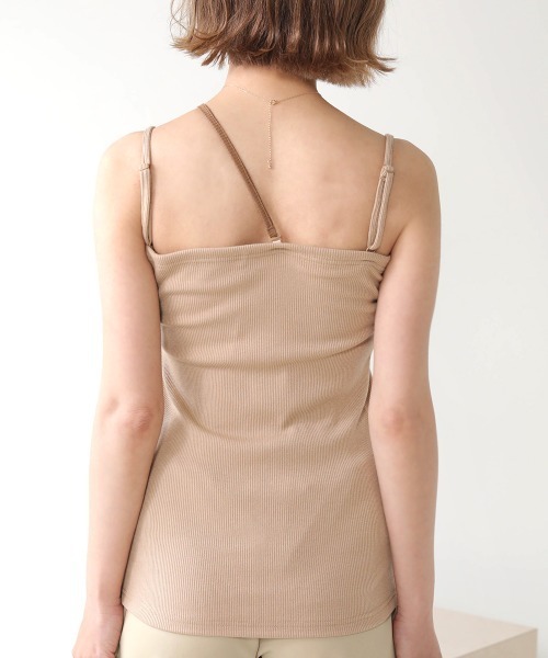 Bab(バブ)の「【WEB限定】アシンメトリーカップ付きキャミソール(キャミソール・レディース・ベージュ/ブラウン/ブラック・38)」の11枚目の写真