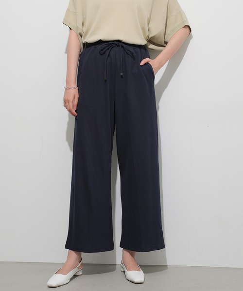 AMERICAN HOLIC(アメリカンホリック)の「カットツイルドロストイージーパンツ(その他パンツ・レディース・ブラック/ネイビー/モカ・M/L)」の3枚目の写真