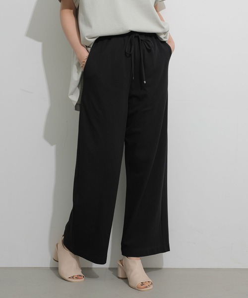 AMERICAN HOLIC(アメリカンホリック)の「カットツイルドロストイージーパンツ(その他パンツ・レディース・ブラック/ネイビー/モカ・M/L)」の2枚目の写真