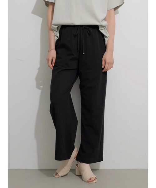 AMERICAN HOLIC(アメリカンホリック)の「カットツイルドロストイージーパンツ(その他パンツ・レディース・ブラック/ネイビー/モカ・M/L)」の4枚目の写真