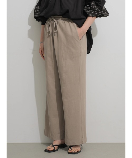 AMERICAN HOLIC(アメリカンホリック)の「カットツイルドロストイージーパンツ(その他パンツ・レディース・ブラック/ネイビー/モカ・M/L)」の9枚目の写真