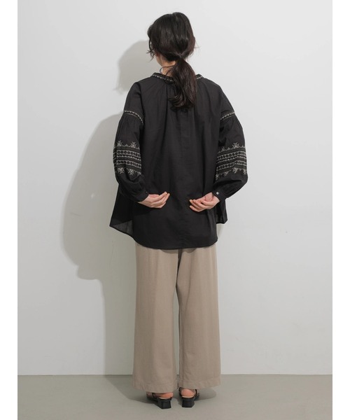 AMERICAN HOLIC(アメリカンホリック)の「カットツイルドロストイージーパンツ(その他パンツ・レディース・ブラック/ネイビー/モカ・M/L)」の11枚目の写真