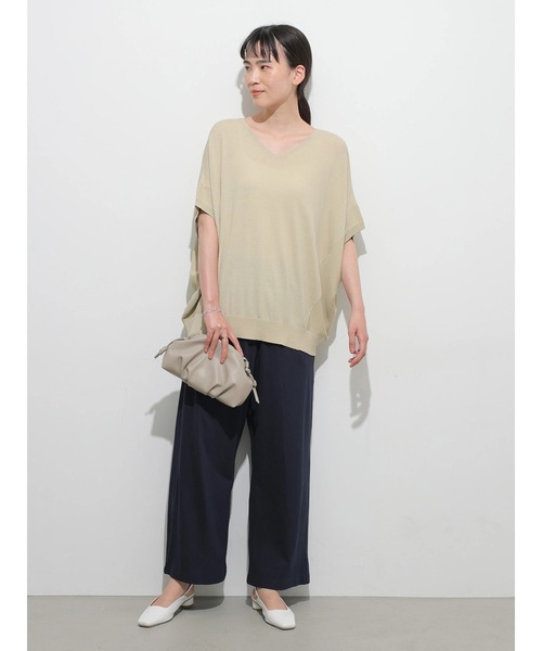 AMERICAN HOLIC(アメリカンホリック)の「カットツイルドロストイージーパンツ(その他パンツ・レディース・ブラック/ネイビー/モカ・M/L)」の13枚目の写真