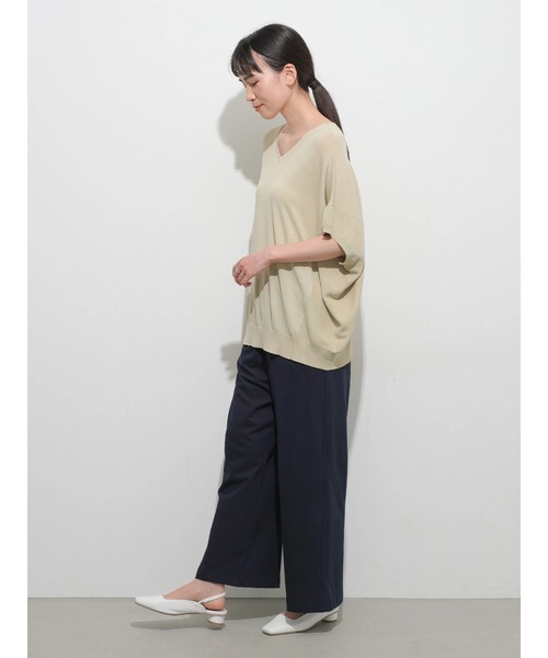 AMERICAN HOLIC(アメリカンホリック)の「カットツイルドロストイージーパンツ(その他パンツ・レディース・ブラック/ネイビー/モカ・M/L)」の14枚目の写真