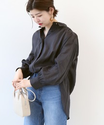 ラミーコットンゆるシャツ◆