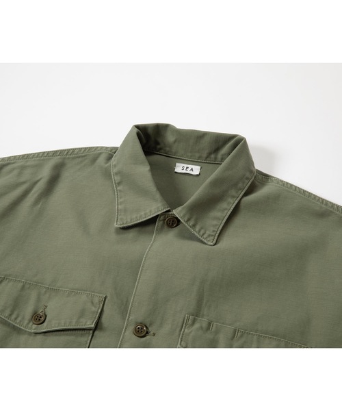 SEA（シー）の「VINTAGE 4XL ARMY シャツ（シャツ/ブラウス）」 - WEAR
