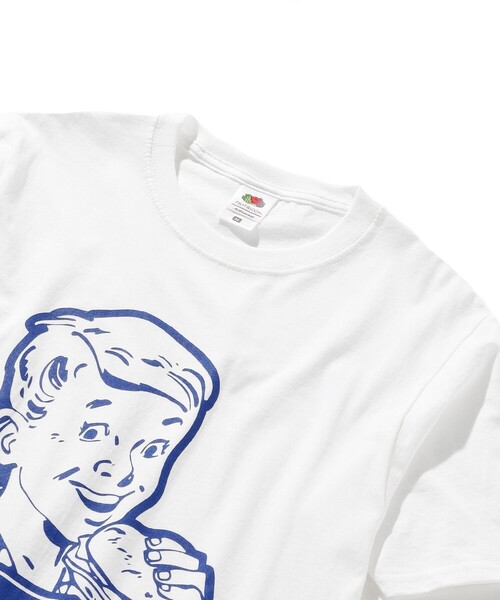 FREAK'S STORE（フリークスストア）の「OFFICIAL GOODS/オフィシャルグッズ SPAM T-SHIRT OLD BOY/スパム Tシャツ オールドボーイ/イラスト（Tシャツ/カットソー・メンズ・ホワイト・X-LARGE/LARGE/MEDIUM）」の3枚目の写真