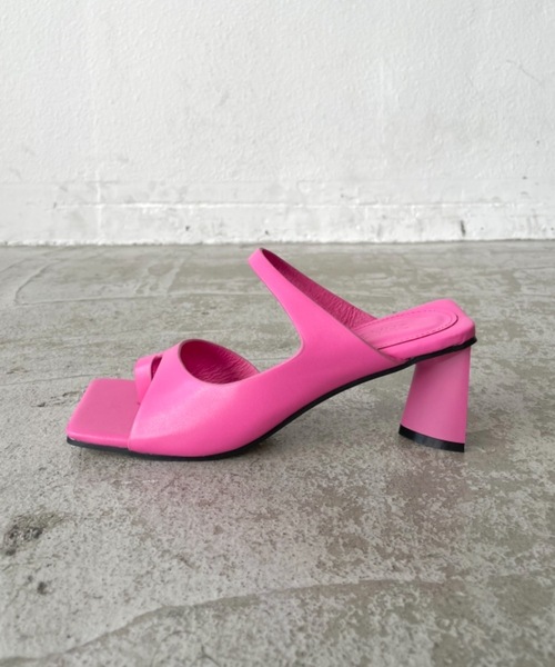 SHAGGIE（シャギー）の「スクエアトゥトングサンダル（サンダル・レディース・ホワイト/ブラック/ピンク/オレンジ・S/M/L/XL）」の19枚目の写真