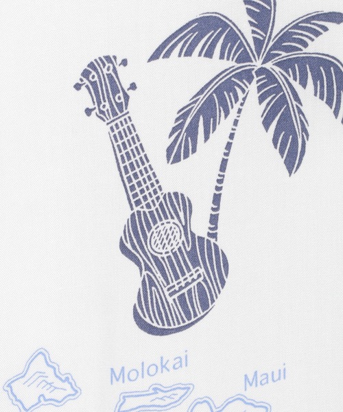 TWO PALMS(トゥーパームス)の「TWO PALMS/トゥーパームス HAWAIIANシャツ A(シャツ/ブラウス・メンズ・ホワイト/ライトベージュ・M/S/L/XL)」の11枚目の写真