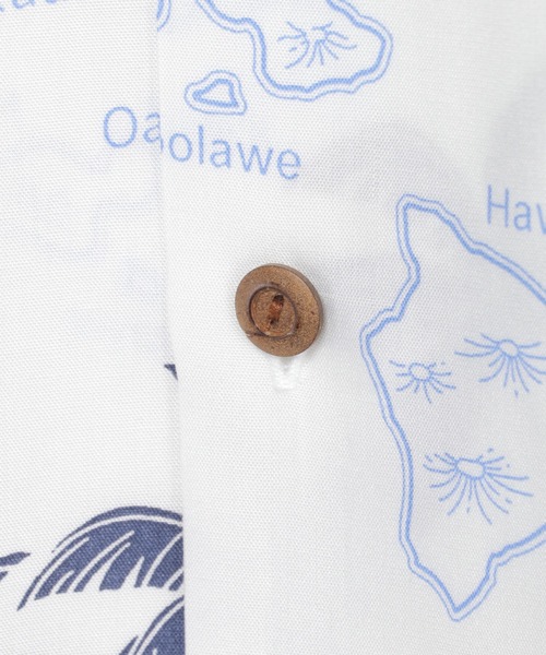 TWO PALMS(トゥーパームス)の「TWO PALMS/トゥーパームス HAWAIIANシャツ A(シャツ/ブラウス・メンズ・ホワイト/ライトベージュ・M/S/L/XL)」の12枚目の写真