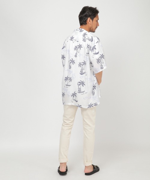 TWO PALMS(トゥーパームス)の「TWO PALMS/トゥーパームス HAWAIIANシャツ A(シャツ/ブラウス・メンズ・ホワイト/ライトベージュ・M/S/L/XL)」の14枚目の写真