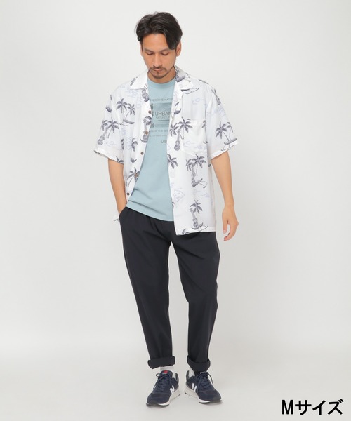 TWO PALMS(トゥーパームス)の「TWO PALMS/トゥーパームス HAWAIIANシャツ A(シャツ/ブラウス・メンズ・ホワイト/ライトベージュ・M/S/L/XL)」の13枚目の写真