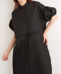 EDIT Gris | 【再販/2023新色登場】半袖パフスリーブプリーツワンピース(ワンピース)